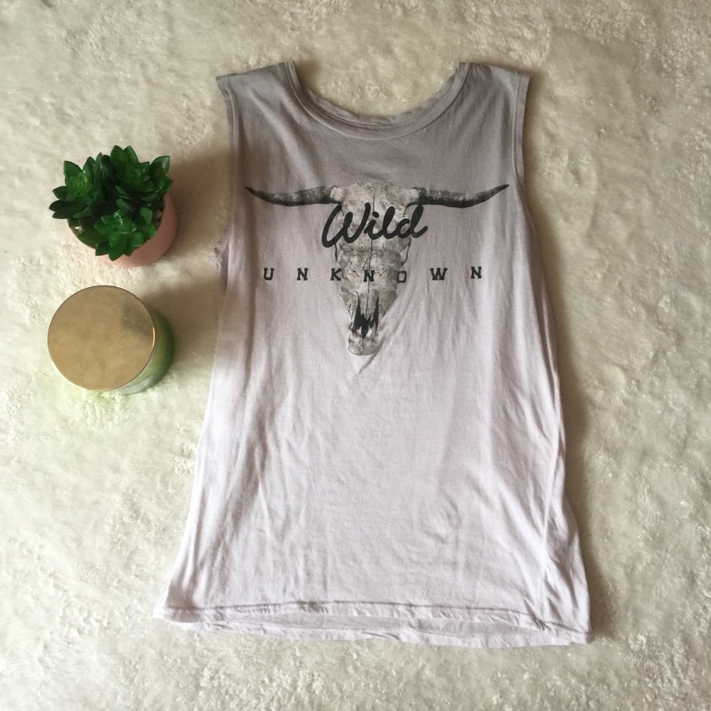 Freeze | Wild Unknown Boho Graphic Muscle Tee
